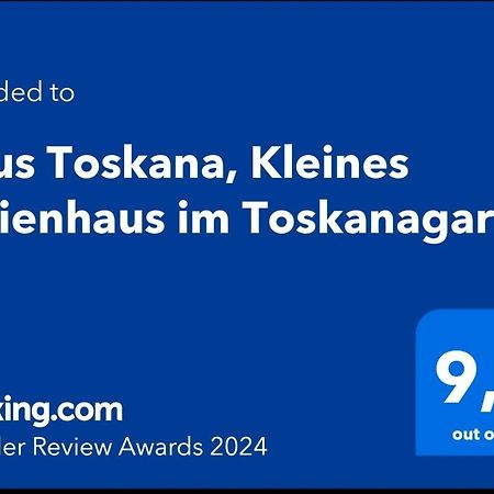 Haus Toskana, Kleines Ferienhaus Im Toskanagarten Bad Sulza Exterior foto